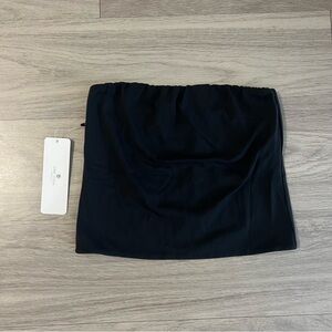 NWT CRZ Yoga, black Bandeau‎ Sports Bra